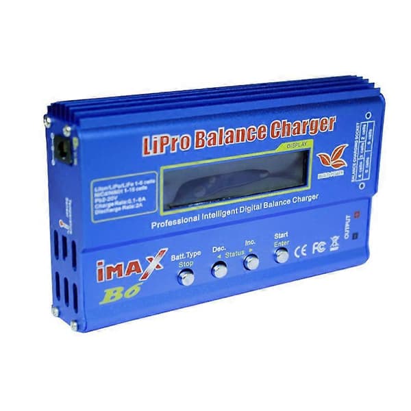 iMAX B6 LCD-skjerm Digital RC Lipo NiMh Batteri Balanseringslader Multifunksjon