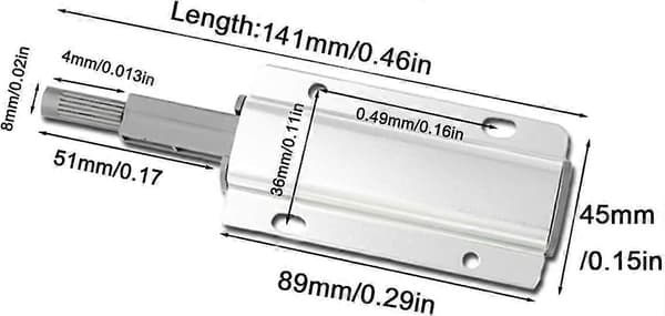 6 st Magnetiska Trycklås för Skåp, Kraftiga