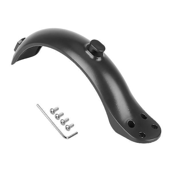 Rear Mudguard Fenders 4-hole Mud Flaps Splash Guards 8.5 Inch Electric Scooter Replacement Accessory For Outdoor Cycling