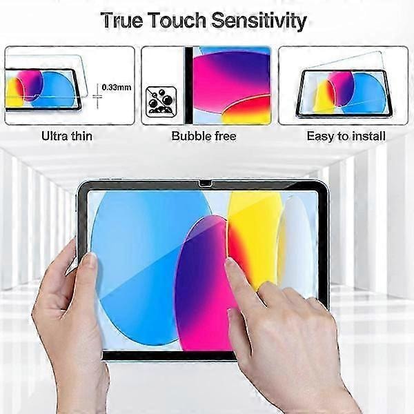 2X Skärmskydd i härdat glas för iPad 10.9 Gen 10 Transparent