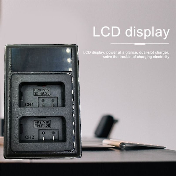 En-el25 Laturi USB Dual Akun Lataus Z 50 Z Z50 Zfc Kameran Akun Lataus En-el25 Vaihto