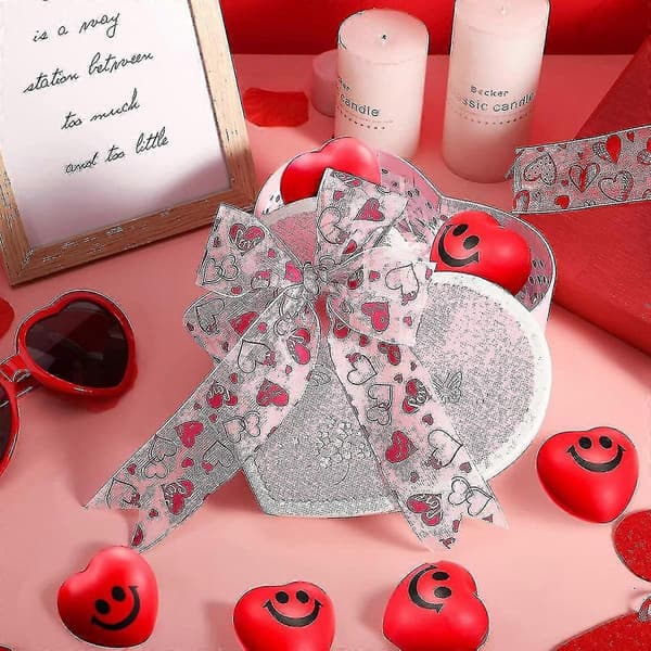 36 stk. Valentinsdag Hjerte Stressbolde Stressbolde Hjerte Smilende Ansigt Stressbolde Til Valentinsdag P