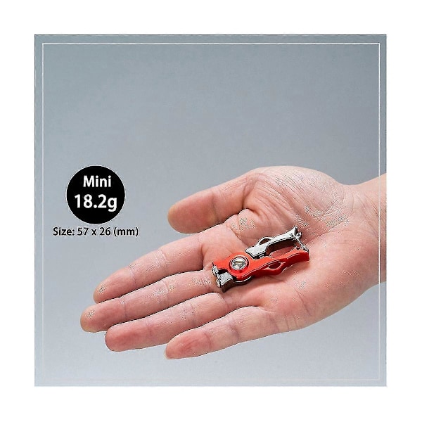 Mini Fiskelinjeskärare i Stål Version 2.0 Multifunktionell Trådskärare Fiskeverktyg