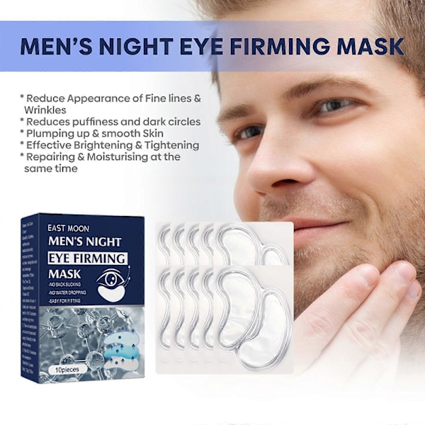 East Moon Anti-rynk Ögonmask för Män - 10 Stycken