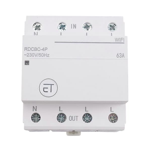 WIFI Smart Strömbrytare Relä Switch Röstfjärrkontroll Tuya för APP Smart Hem för Alexa (Vit