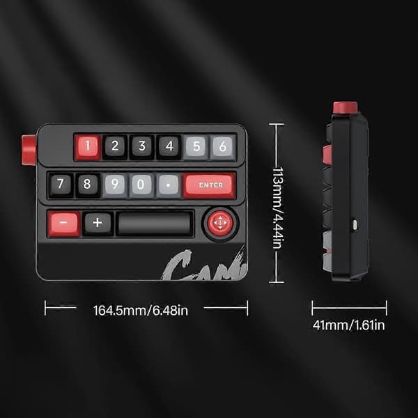 Mekanisk gamingtastatur med tilpassbare makroer og utskiftbar ledning