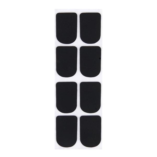 8pcs Clarinet/soprano Saxophone Sax Mouthpiece Patches Pads Cushions Black---0.8mm