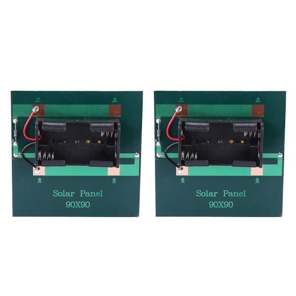 1w 4v solcelle oplader med base til 2xaa batterier opladning