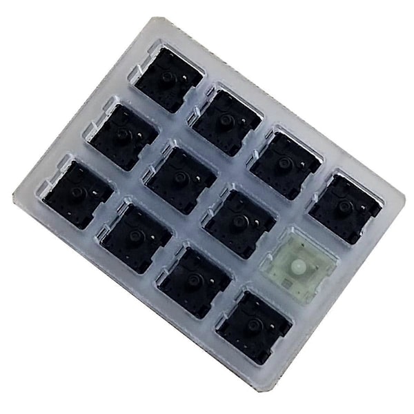 12-Tacks Mekanisk Tangentbordbrytare Tester Sampler Brytare Testverktyg med Tangentbordsavdragare för Cherry MX-brytare