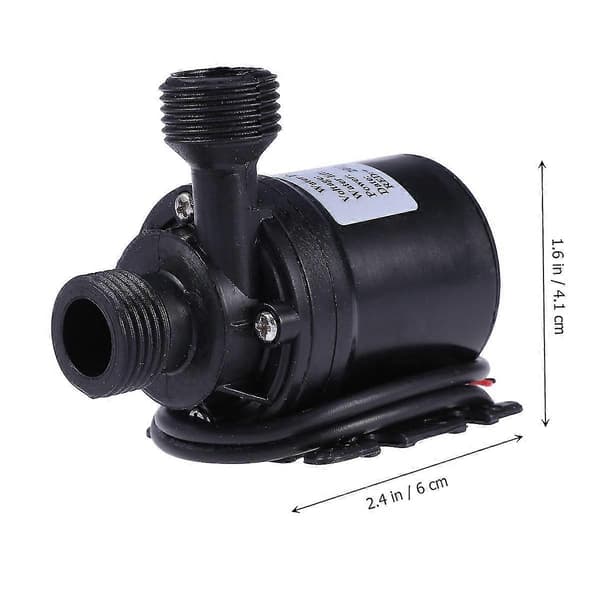 DC 12V Booster Nedsænkbar Pumpe 800l/t 5m Til Springvand Pool Solcellecirkulationssystem Vandcirkulationssystem