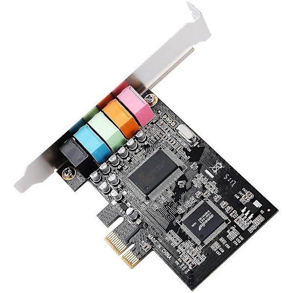 Pcie ljudkort 5.1, Pci Express Surround-kort 3d stereoljud med hög ljudprestanda Pc Sound-haoyi