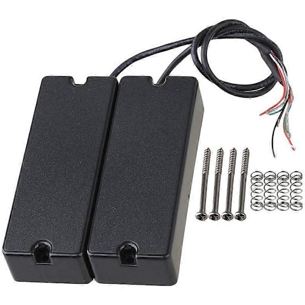 5-kielinen bassokitaran humbucker-mikrofoni kaula, sähköbassokitaran mikrofonisarja, 2 kpl