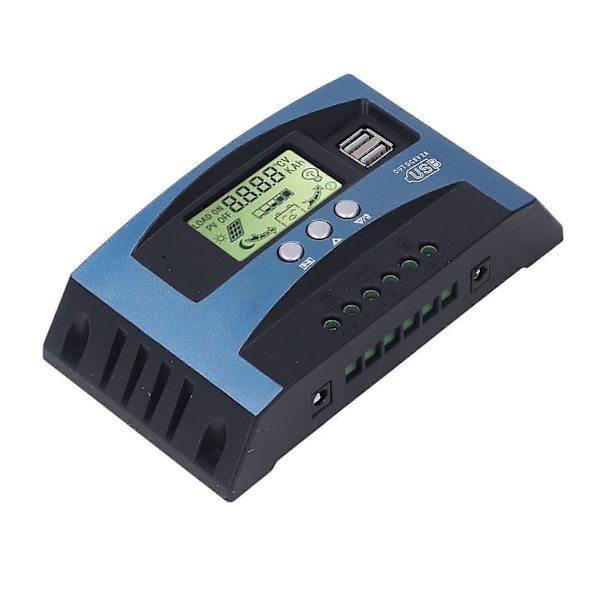 Solar Charge Controller MPPT Sporing Opladning Realtids Digital Display Solar PV Charge Controller 12V 24V 100A YEMAA