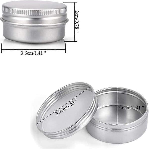 20 stk. Aluminiumsdåser 15 ml - Kosmetikbeholdere