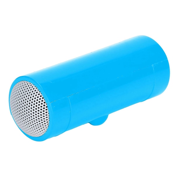 3,5 mm:n liitännällä varustettu stereo minikaiutin, kannettava langaton plug-in-kaiutin matkapuhelimille ja tableteille, sininen