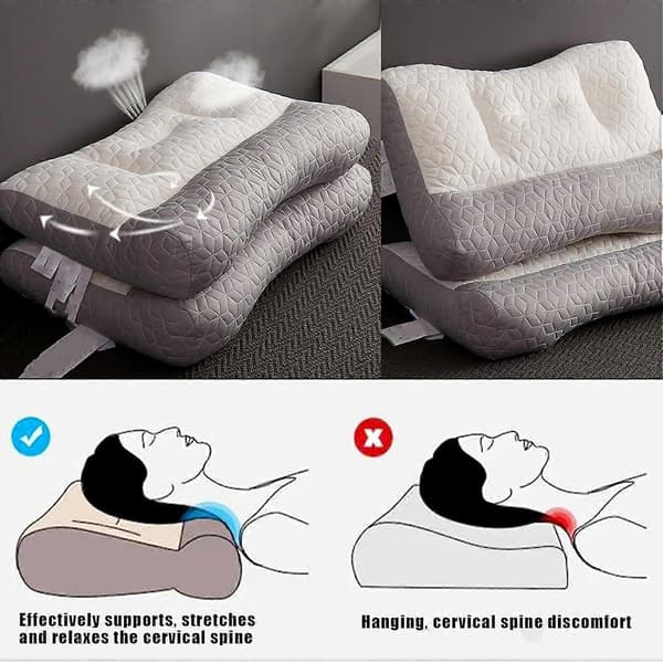 Ortopediske puter for soving | Cervical memory foam-pute | Ergonomisk