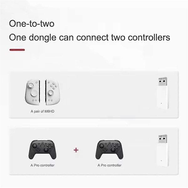 Til Black Myth: Wu-Kong Bluetooth Receiver 2 i 1 Controller