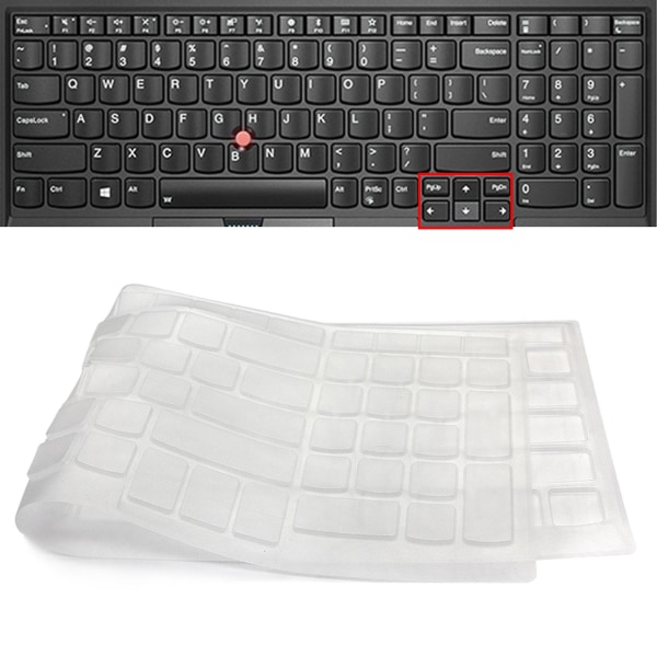 Tpu Transparent tastaturdekselfilm Forthinkpad T580 P52s E15 Notebook-tastatur
