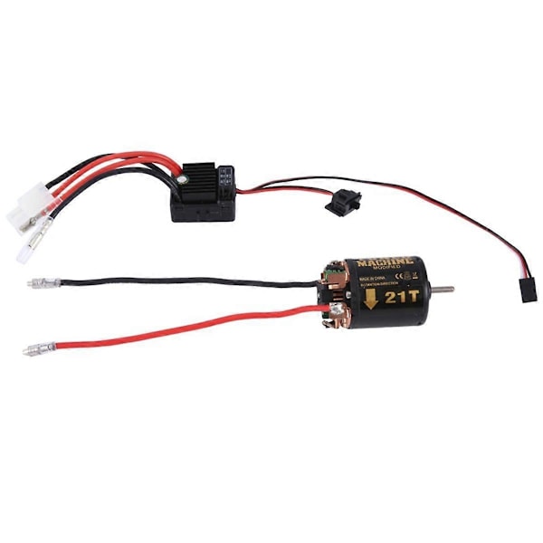 540 Børstemotor 21T med 1060 Børste ESC 60A 2-3S LiPo Vandtæt Elektrisk Hastighedsregulator til