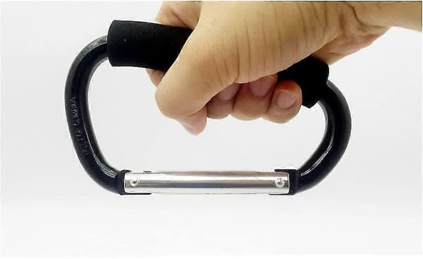 Handle for bæreposer, med mykt skumgrep for oppheng, pakke med 2