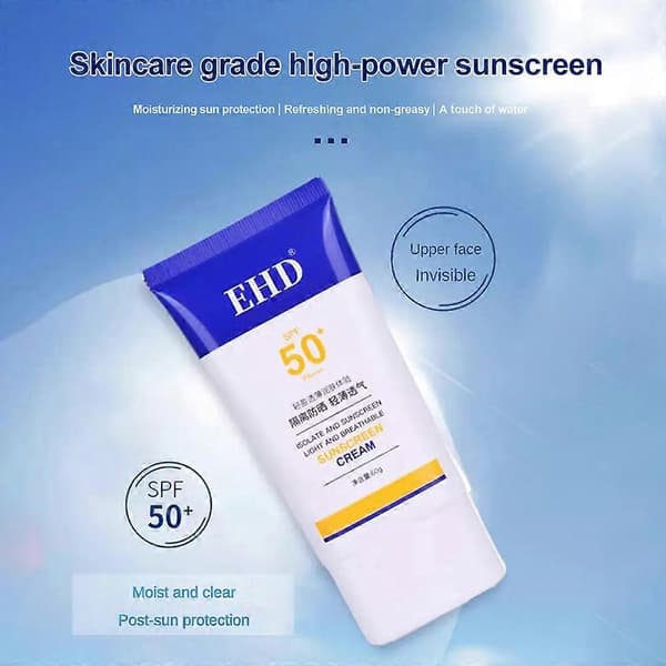 1-3X EHD solcreme: Let og ikke-fedtende, beskyttelse mod UV-stråler