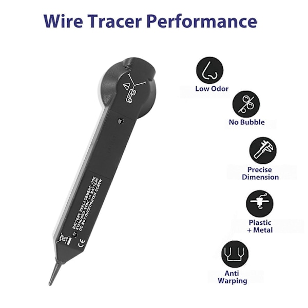 Wire Tracer Krets Tester 200EP Høy Nøyaktighet Kabel Tone Generator Induktiv Forsterker og Probe K