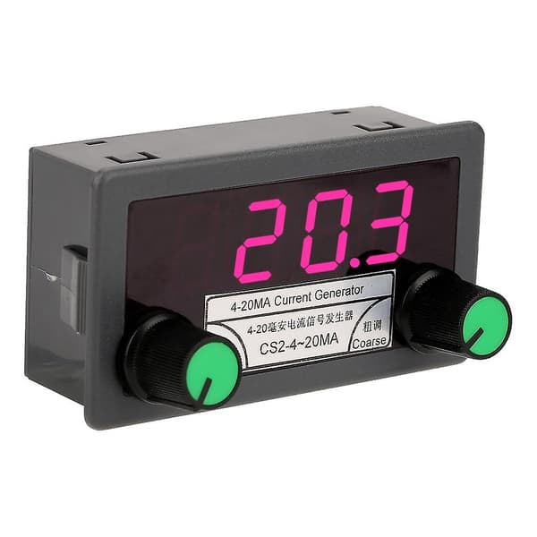 Digital Strøm Analog Signalgenerator - Grov/Finjustering, 4-20mA