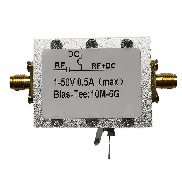 RF Koaksial Feed Tee 10MHz-6GHz Bredbånds Radiofrekvens Koaksial Antenne Analysator