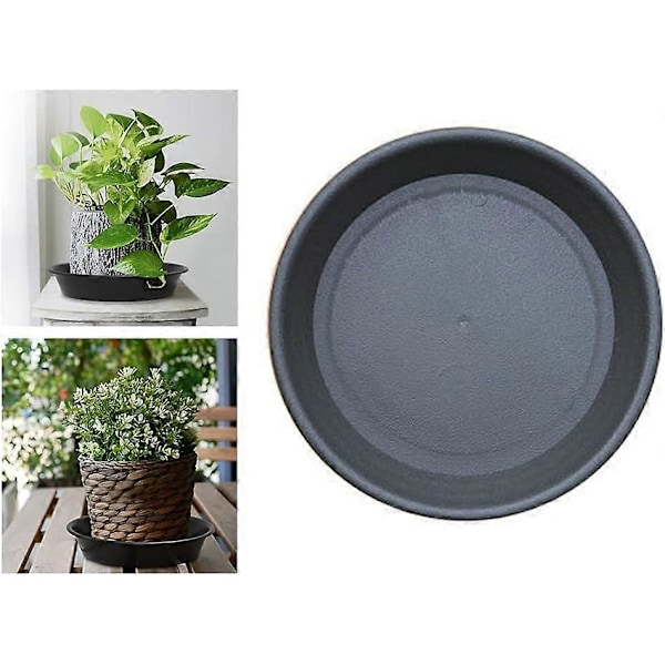 Passende underskåle til potteplanter, underskåle til planter, underskål til potteblomster, rund drypbakke til plastikplanter