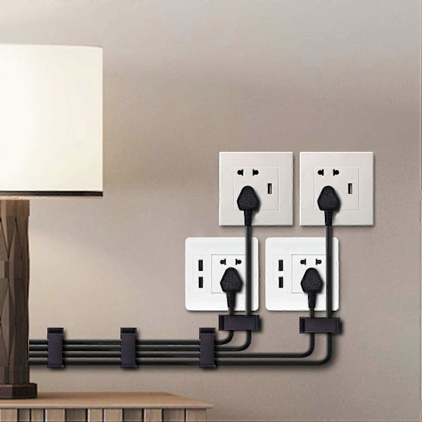 50 kpl itseliimautuvia kaapelijärjestysleikkeitä, kaapelileikkeitä USB-kaapeleille, TV:lle, laturille, äänelle