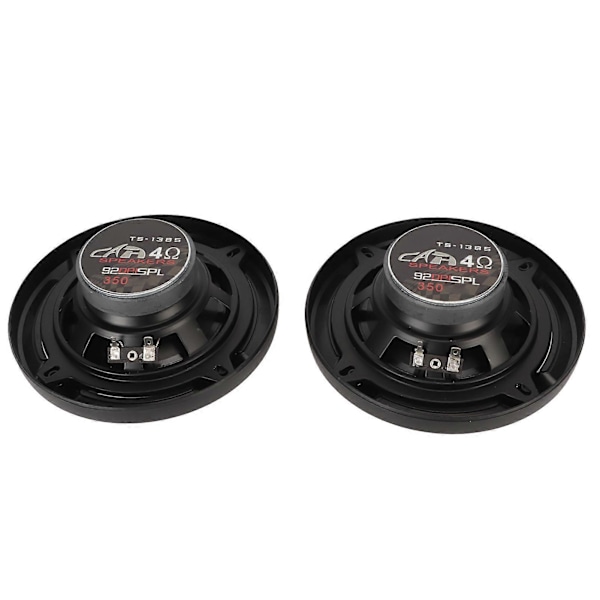 2 stk. 350W Koaksiale Bilhøjttalere Varmeafledning 92dB Følsomhed 4 Ohm Omni Directional Stereo Lyd Bilhorn til Lastbil YEMMA
