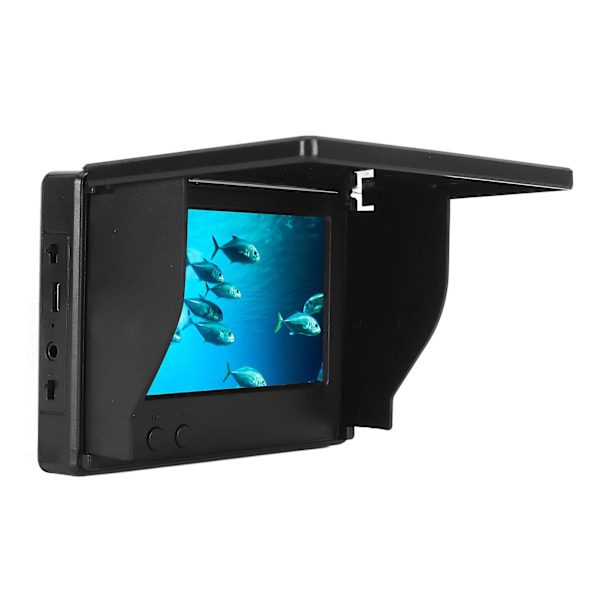 Fiskefinder 4,3 tum IPS-skärm 2000cd Fiske Kamera 195° Vidvinkel IP68 Vattentät för Utomhusbruk 30m / 98.43ft EU-kontakt