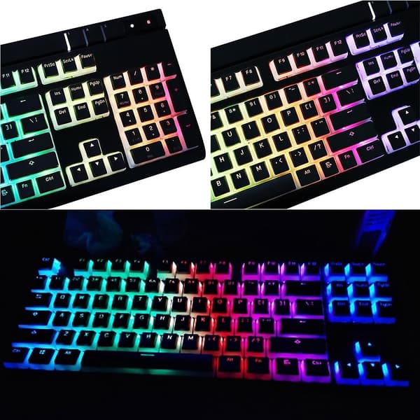 143 näppäintä PBT Keycap XDA profiili Dye-sub Englanti Pudding Mukautetut näppäimet