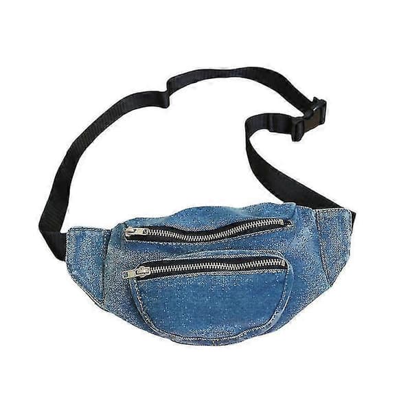 Blød denim opbevaringspose til kvinder