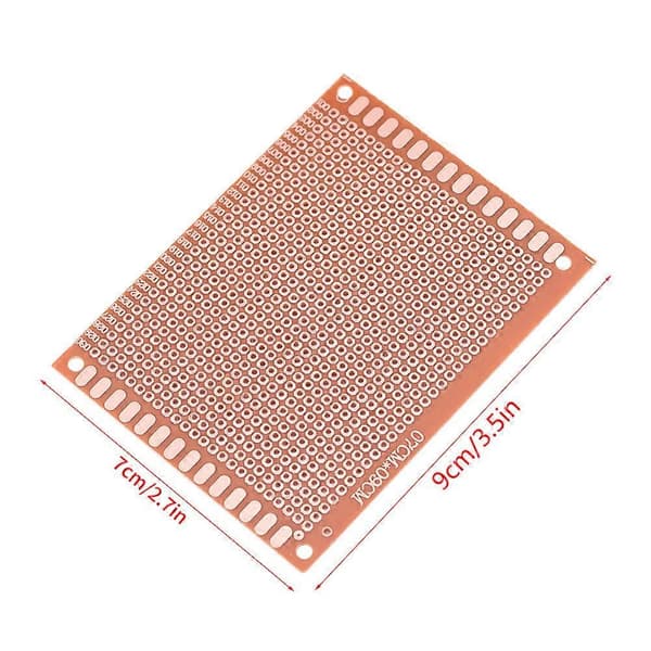 DIY Prototyping PCB Universell Kretskort - 10st, Enkelsidig, 7x9cm