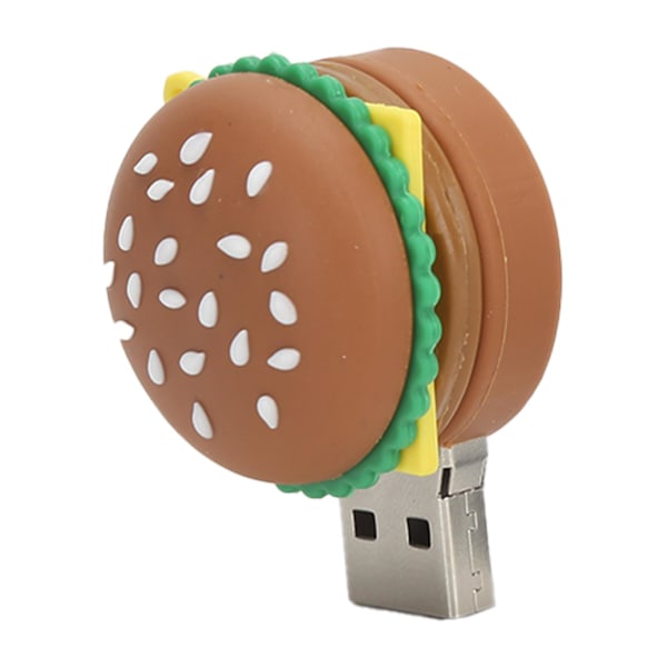 USB 2.0 Flashdrev 16GB Sød Hamburger Form 3D Tegneserie Design til Notebook og Tablet