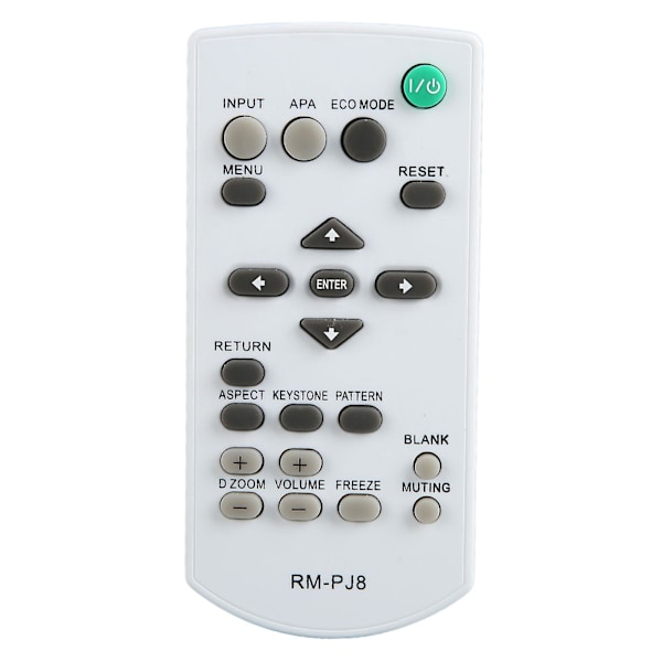 RM PJ8 Projektor Fjernkontroll Erstatning for VPL DX126 VPL CX275 VPL CH370 VPL EX226 VPL EX430 VPL PXZ10 VPL DX102