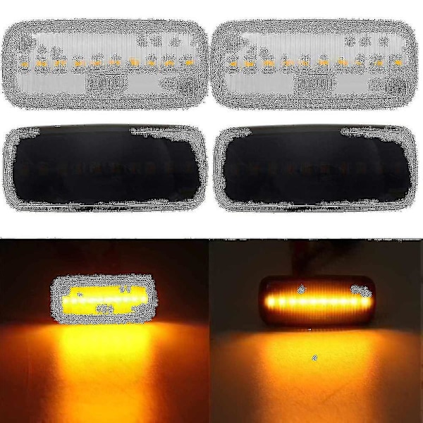 Til Chrysler 200 300c Sebring Dodge Caliber Nitro Lancia Jeep Compass Bil Led Side Marker Lys Tur