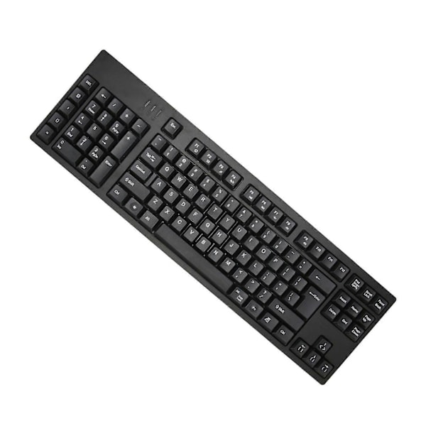 Vasenkätinen näppäimistö 109 näppäintä Micro USB Ergonominen asettelu Plug and Play toimistonäppäimistö yrityksille, kirjanpitoon ja suunnittelijoille