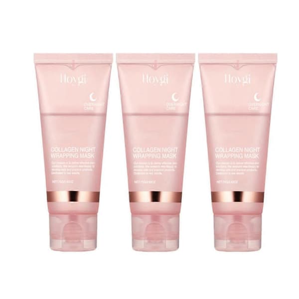 1-3 stk. Kollagen Nattmaske - Elastisitet & Hydrering, Naturlige Ingredienser Set 2
