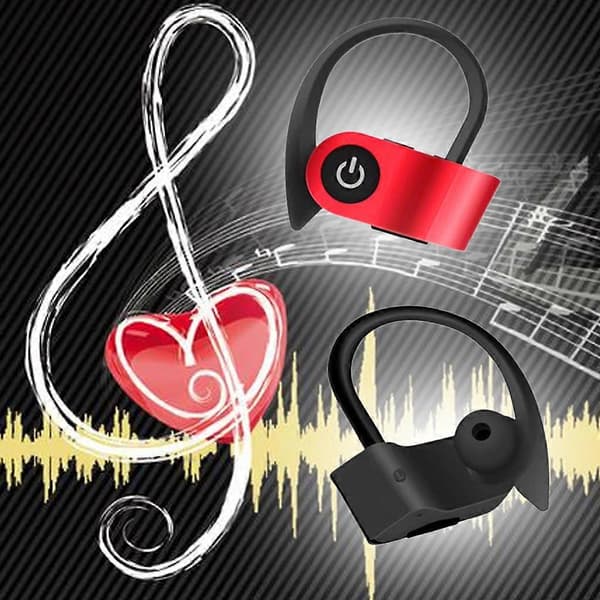 Bluetooth-kompatibelt headset TWS2 trådløse hovedtelefoner spilørepropper sport