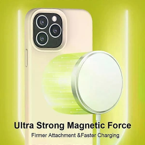 UUSI Silikonikotelo MagSafella iPhone 15 -puhelimelle