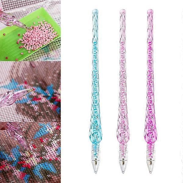 3-pack Diamantborstar - Diamantmålning - Rosa Ros Blå