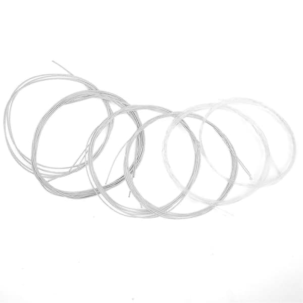 6 st Oud Strängar Set 1G 2D 3A 4E 5B 6F Nylon Silverpläterad Kopparlegering Ersättning