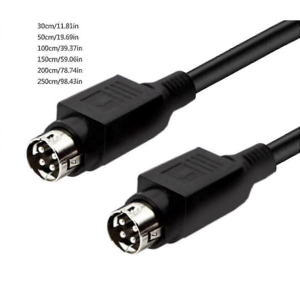 4-pin DIN han til han adapterkabel til R1700BTR1600TIII højttaler - Solid tilslutningsledning 2025