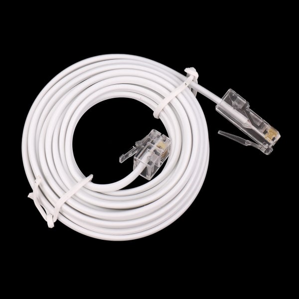 4x RJ11 6p4c - RJ45 8p4c Modulaarinen Puhelin/Internet-jatkojohto 3 metriä