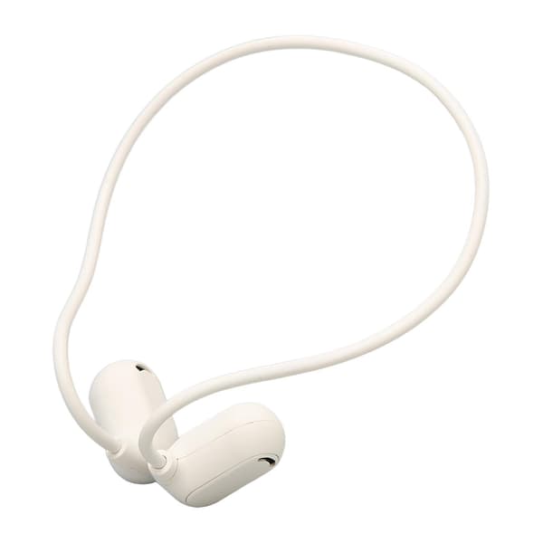 Åpne Øre Bluetooth Hodetelefon Stereo Lossless Oppladbart Trådløst Headset for Løping Kjøring Trening Hvit