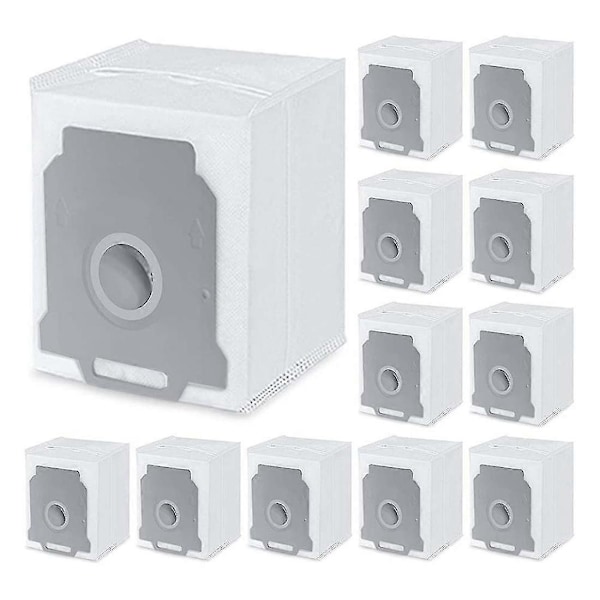 12-pack dammsugarpåsar kompatibla ersättningar för iRobot Roomba I3, i4, i6