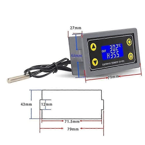 Wifi Fjärrtermostat Hög Precision Digital Temperaturkontroller