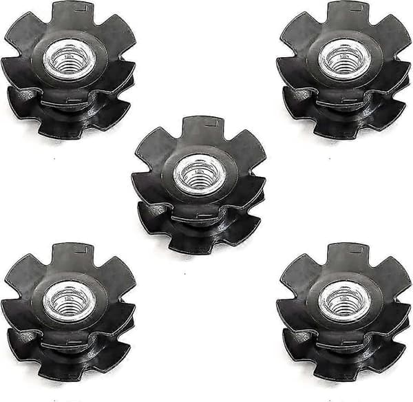 5 stk./pose Stjerne Møtrik Mtb Racercykel Headset Til Gaffel 1-1/8\"(28,6 mm)